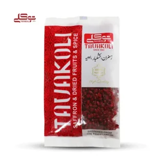 زرشک پفکی 120 گرمی توکلی